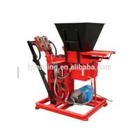 HBY2-15 Manual operate Press hydraulic interlocking manual earth interlocking small soil clay brick making machine