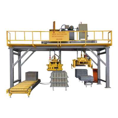 Preformed-holes dry block packing system auto block cuber brick palletizing system for sell