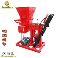 good price SR2-25 logo soil clay brick making machine price