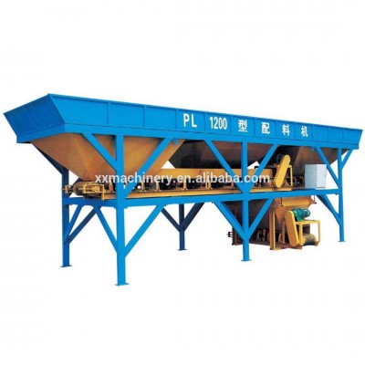 China high quality Aggregates batching machine in concrete batching plant PL1200 silo batcher