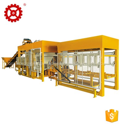 German Technology QT12-15 Concrete Automatic Cement Block Making Machinery Clay hollow block machine price