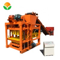 Sunrise pressed brick making machine QTJ4-28 easy to operate brick making machinery